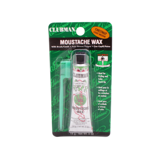 Clubman Moustache Wax Chestnut 14g (344)