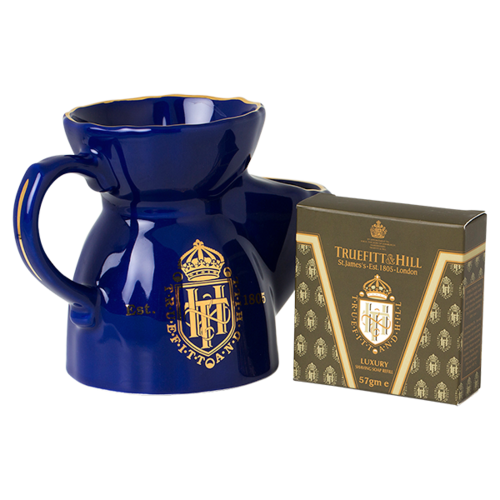 Truefitt & Hill Navy Shaving Mug (With Complimentary Refill) (104)